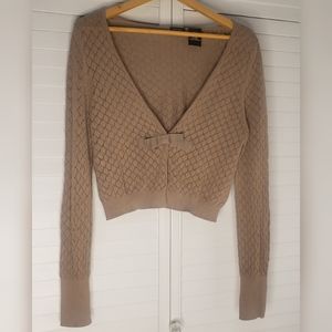Nicole Miller light  sweater